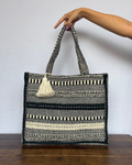 Black Loom Tote
