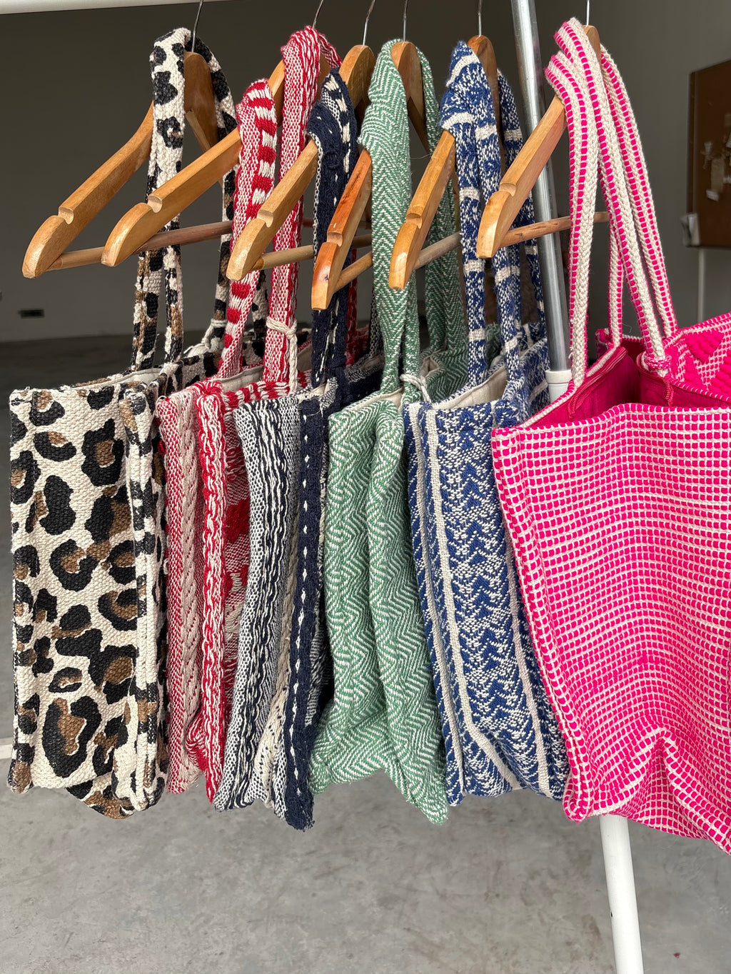 Red Loom Tote