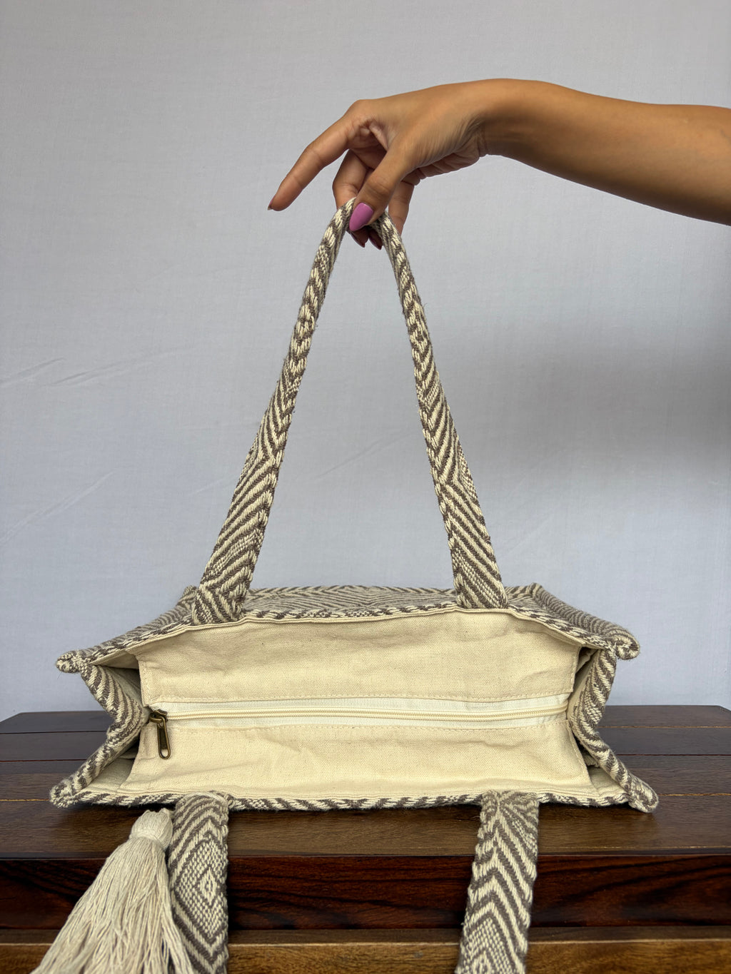 Grey Diamond Tote