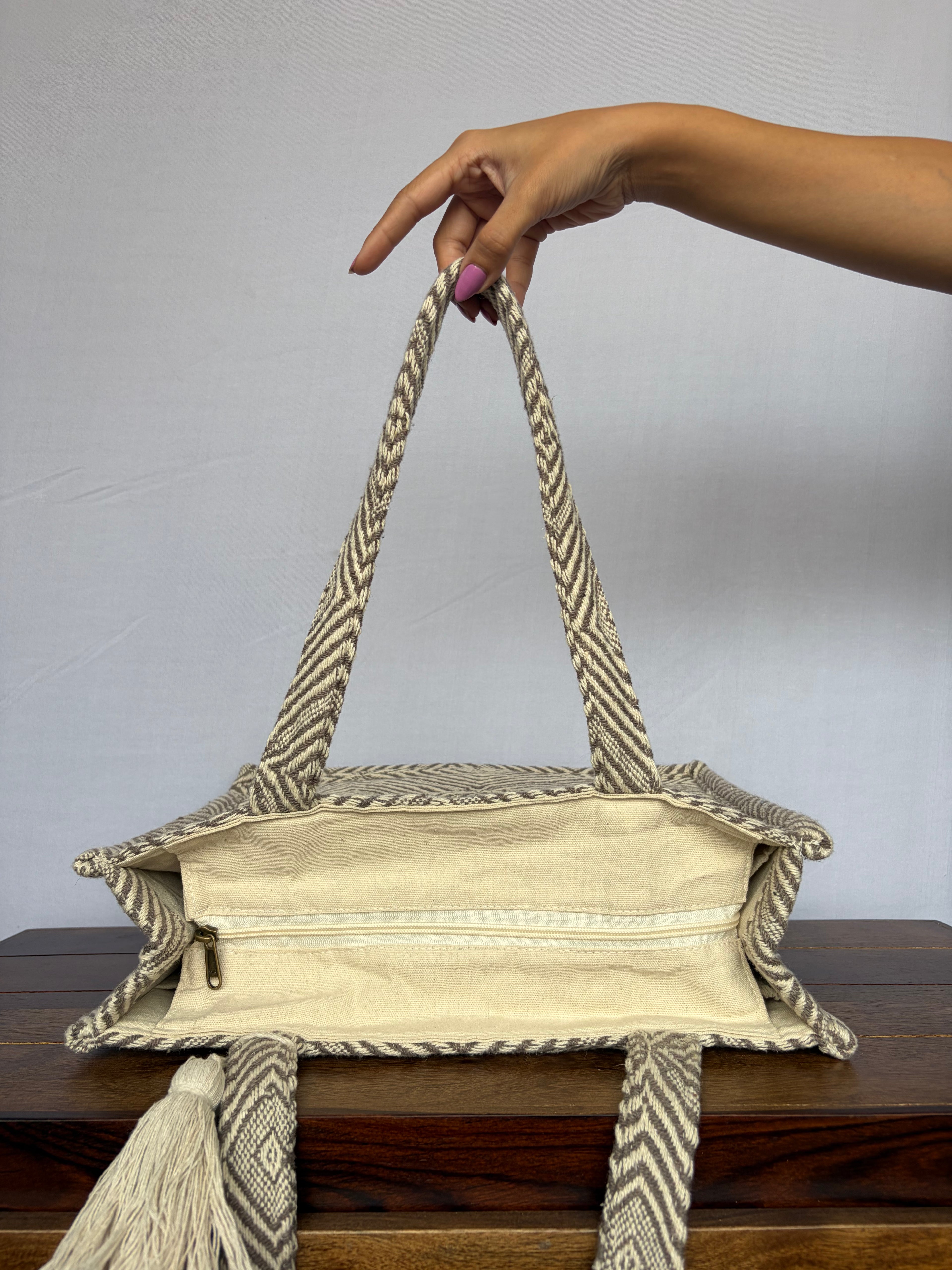 Grey Diamond Tote