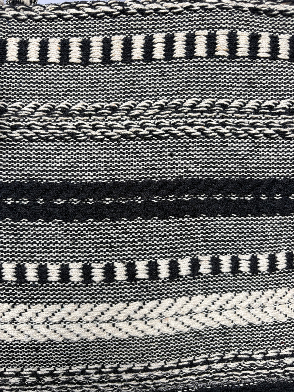 Black Loom Tote