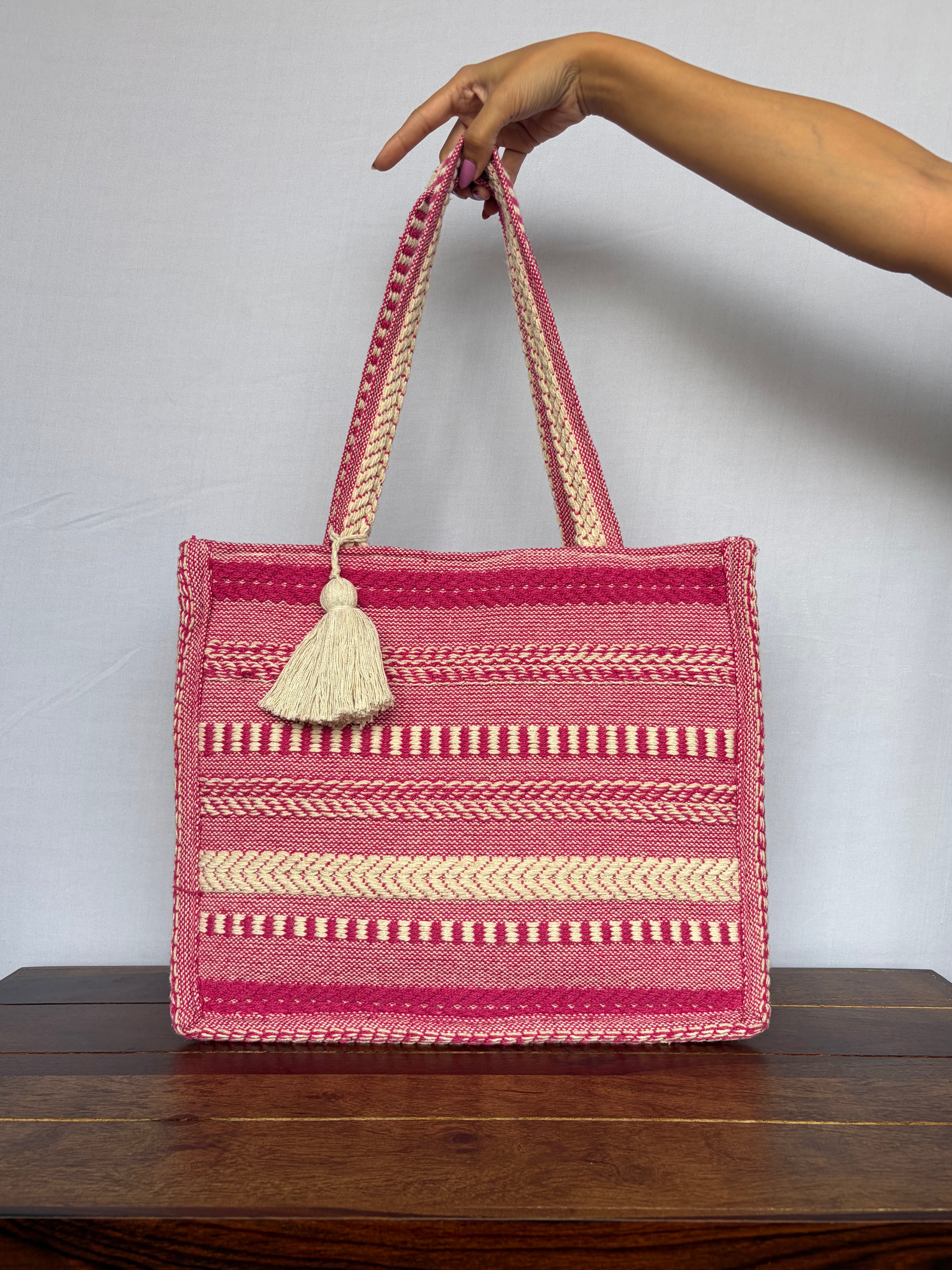 Pink Loom Tote