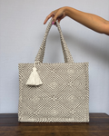 Grey Diamond Tote
